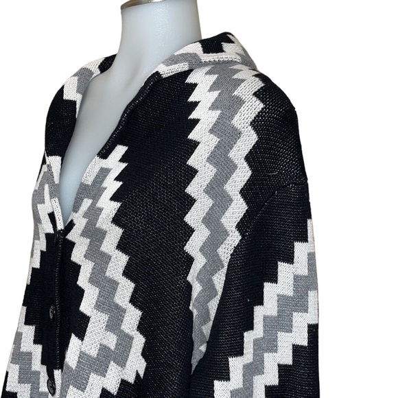 CHAPS Women's Aztec~Southwest Design Cardigan Sweater~XL~NWT - Picture 1 of 9